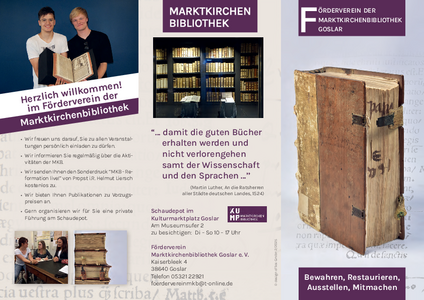 Flyer.Marktkirchen-Bibliothek